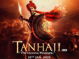 Исторический эпик "Танкадж: Невоспетый воин" стал первым крупным хитом 2020 года в индийском кинопрокате