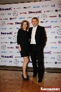 Анастасия Старченкова (Экспонента) и Сергей Игнаткин (Кинобизнес сегодня) 