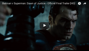Последний трейлер блокбастера «Бэтмен против Супермена: На заре справедливости»