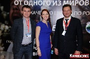 Михаил Волков (UCS), Варвара Бриль (Премьера Лайт) и Александр Шепелев (UCS) 