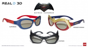 К премьере «Бэтмен против Супермена: На заре справедливости» RealD представила эксклюзивные 3D-очки