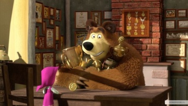 Российский мультфильм «Маша и Медведь» стал популярен в Италии