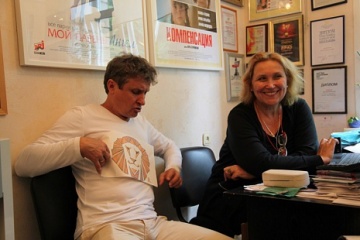 Вера Сторожева снимает комедию в Крыму