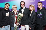 Яна Недзвецкая, Сергей Филин и Мария Прорвич с сыновьями