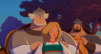 4/7  - Кадры из фильма: ТРИ БОГАТЫРЯ И СВЕТ КЛИНОМ