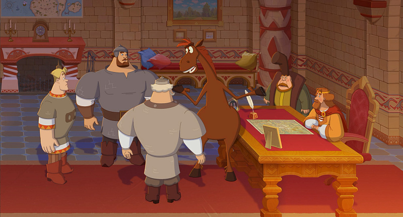 6/7 - Кадры из фильма: ТРИ БОГАТЫРЯ И СВЕТ КЛИНОМ