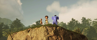 1/3  - Кадры из фильма: КНИГА ДЖУНГЛЕЙ И СЛОНЕНОК БИМБО