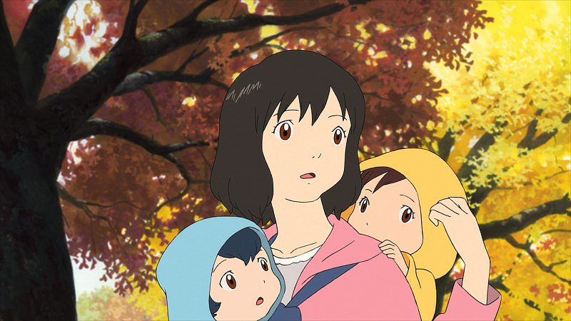 1/3 - Кадры из фильма: ВОЛЧЬИ ДЕТИ АМЭ И ЮКИ