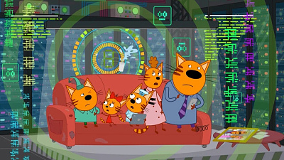 3/4  - Кадры из фильма: ТРИ КОТА: ПУТЕШЕСТВИЕ ВО ВРЕМЕНИ